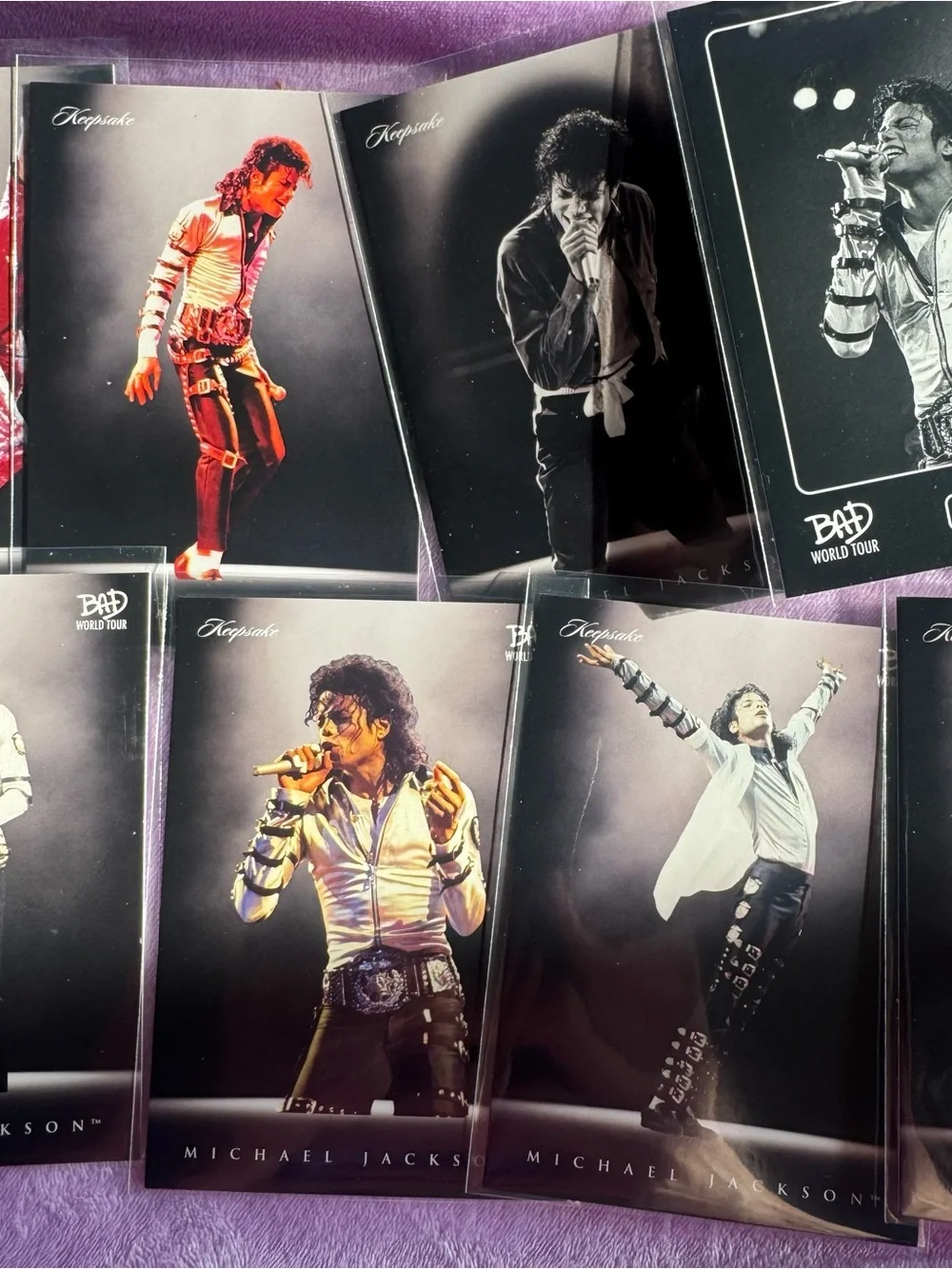 2025 Michael Jackson bad world tour card